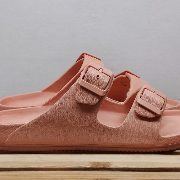 Qupid Womens | Pink Coral | Gladiator Style Sandals Size 9 - Picture 6 of 9